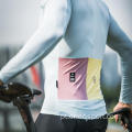 Jersey de ciclismo de manga comprida de manga comprida feminina de seca rápida